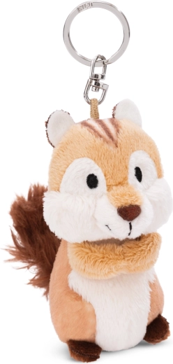 Plush Keychain Squirrel Chipmunk Jojo 9 cm NICI GREEN