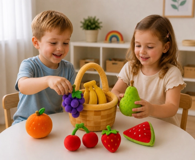 Fruit for shop and kitchen play