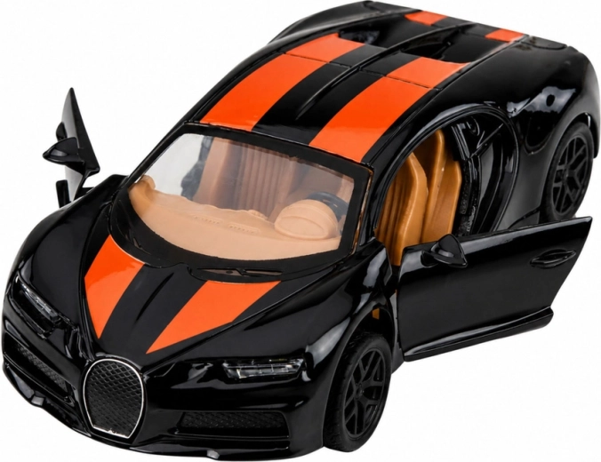 Metal body and opening doors