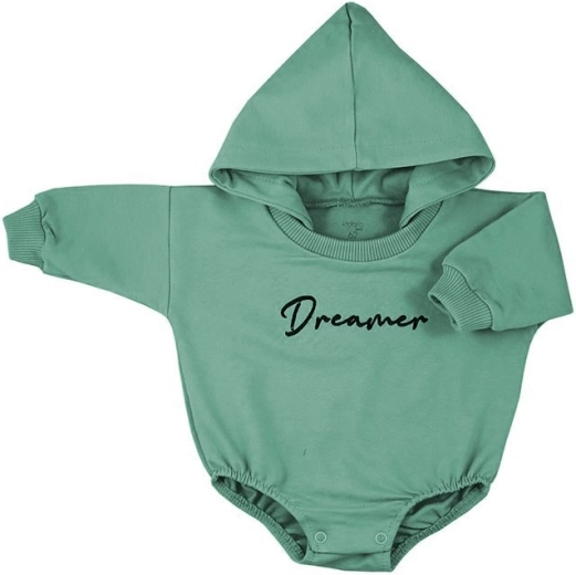 Бебешко боди baggy с качулка Koala Dreamer зелено