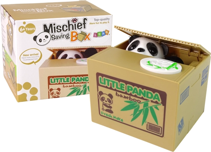 Panda Money Box Learning to Save Bamboo