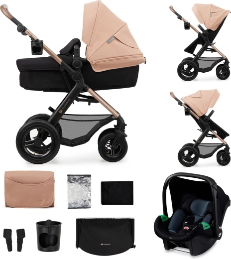 KINDERKRAFT MOOV 2 AIR 3-in-1 Combination Stroller – Grey