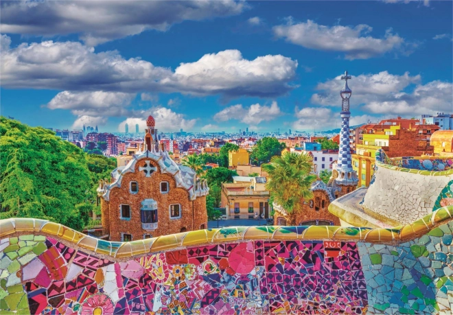 Puzzle 1000 Pieces Park Güell Barcelona