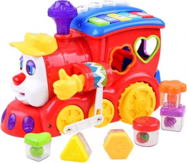 Interactive Locomotive with Shape Recognition and Sounds