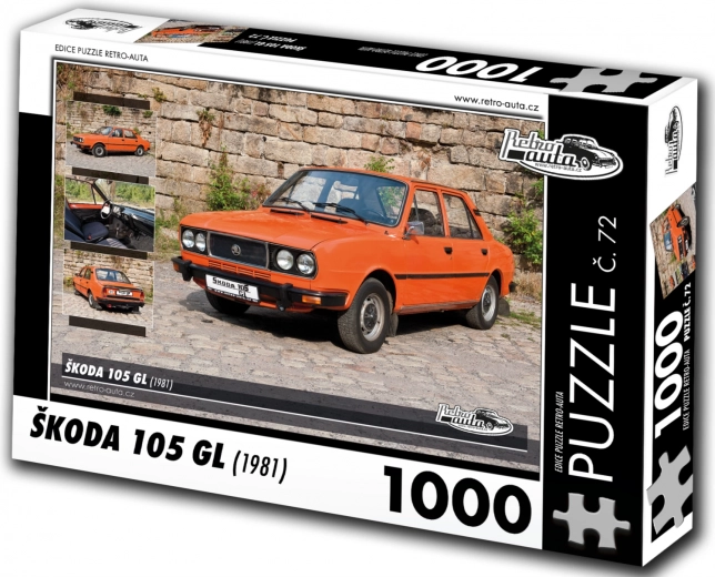 Puzzle Škoda 105 GL 1981 - 1000 pieces