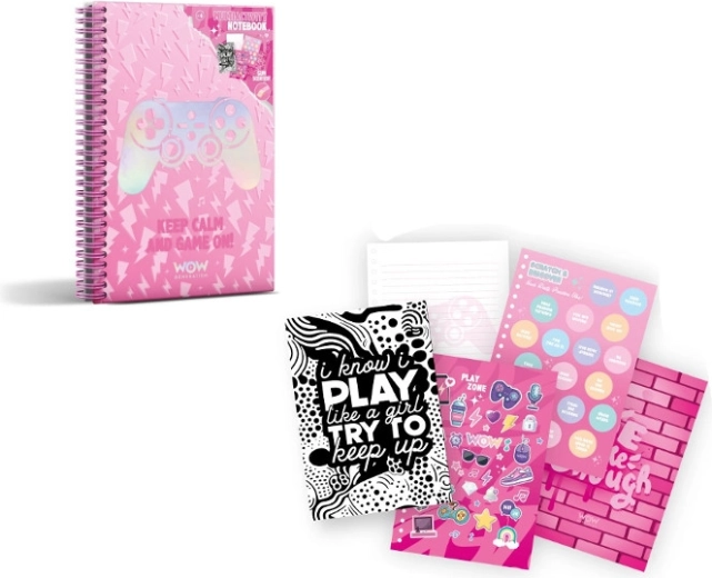 Scented Notebook A5 WOW Generation Valentina with Stickers