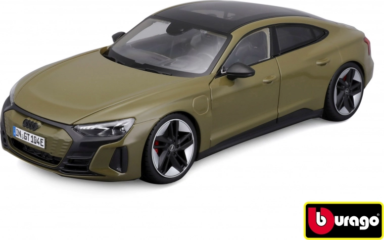 Die-cast car model 1:18 Bburago Audi RS e-tron GT 2022 Tactical Green