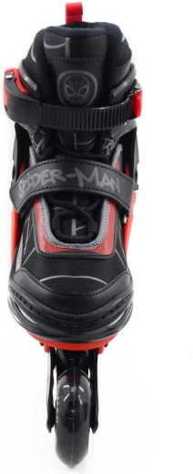 Secure fastening and brake on the right skate