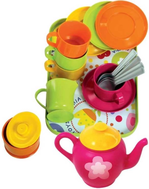 Gowi children's tea set, 18 pieces