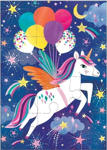Unicorn Puzzle with Greeting