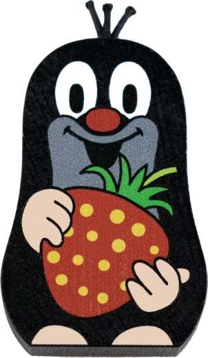 Detoa magnet The Little Mole with a strawberry