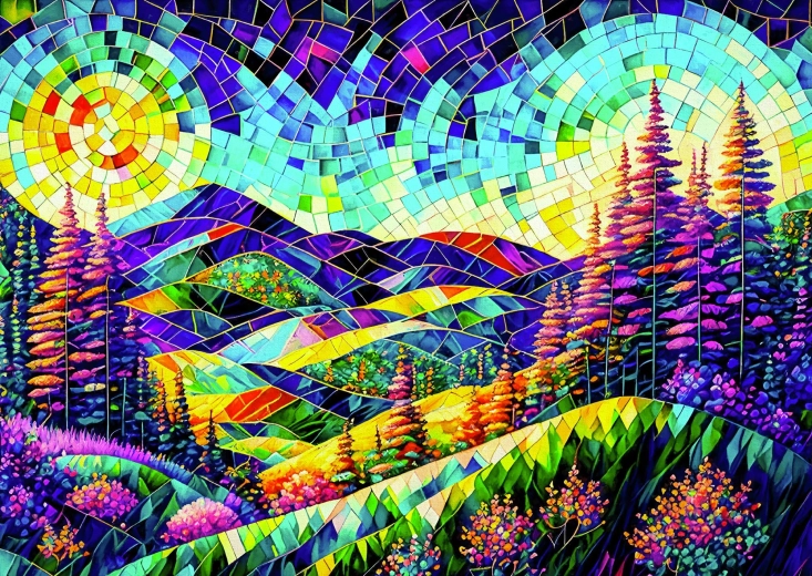 Enjoy Puzzle Over the Hills to the Land of Dreams 1000 Pieces