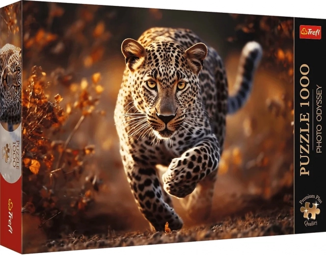 Пъзел Trefl Photo Odyssey: див леопард 1000 части