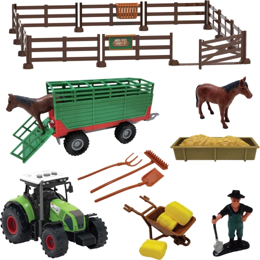 Farm play set with lights and sounds, 41 pieces