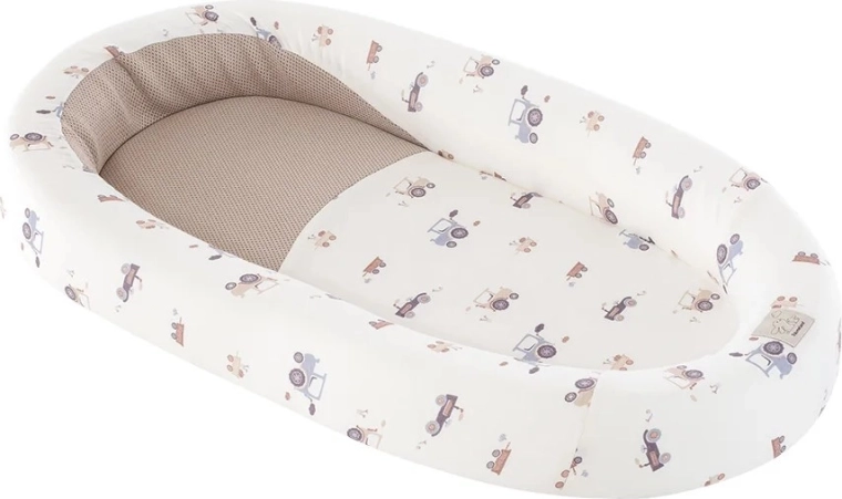 Träumeland бебешко гнездо Home Air Little Farm синьо