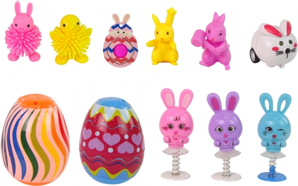 A variety of small toys