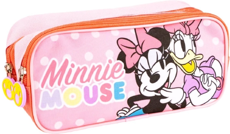 Two-compartment zip pencil case Minnie