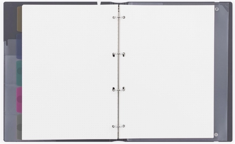 Clear refill and dividers