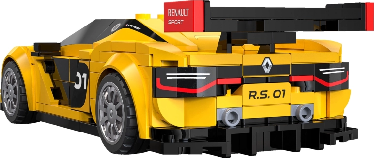Detailed rear section and wing
