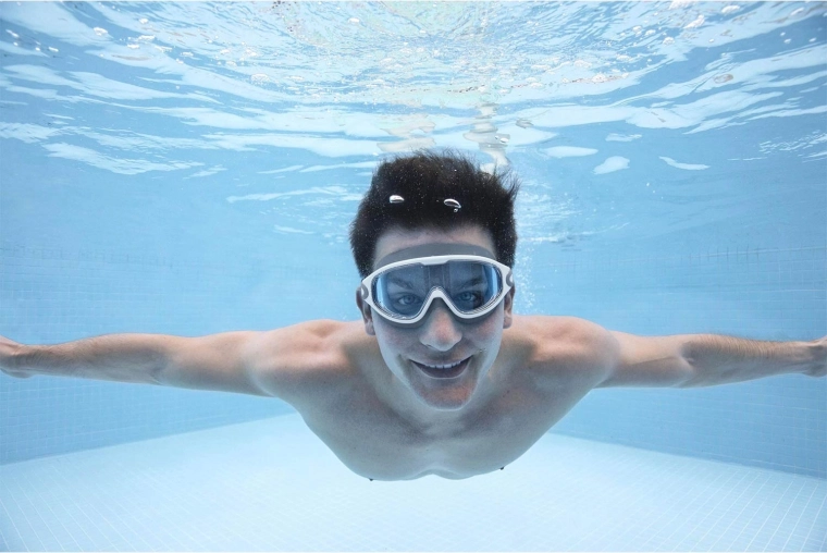 Wide field of view underwater