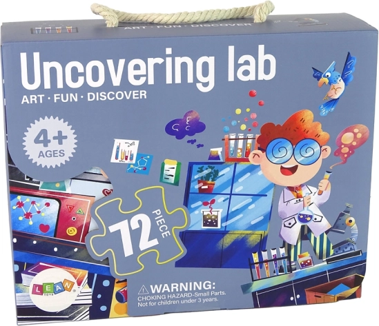 Children's Educational Puzzle Laboratory 72 Pieces