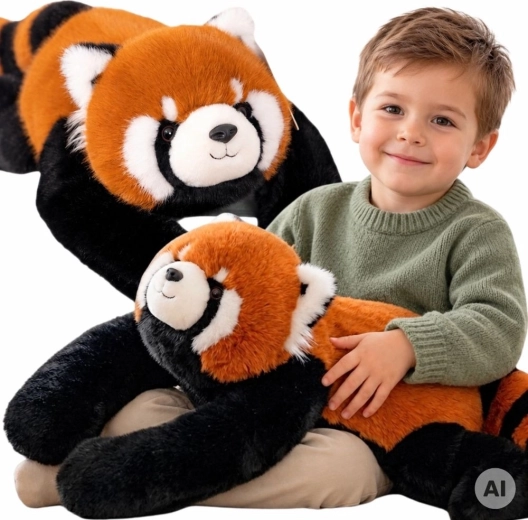 WOOPIE Weighted Sensory Red Panda Plush Toy 1.5 kg