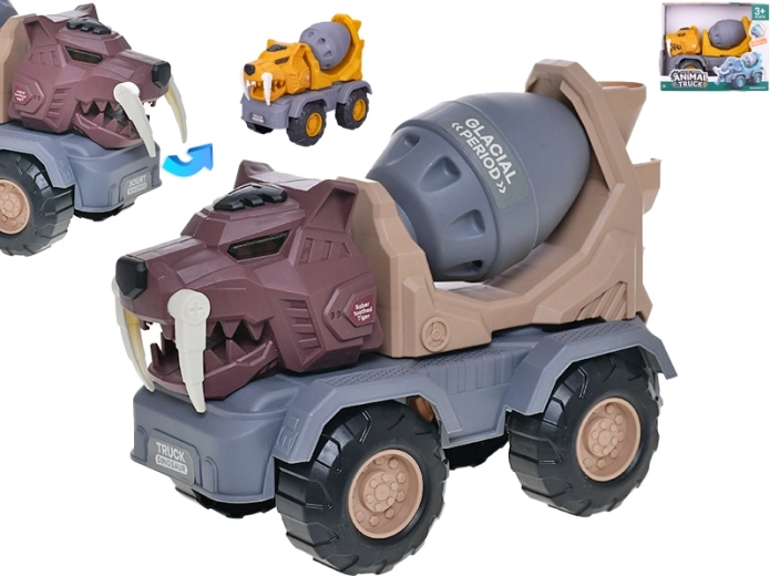 Saber-toothed Tiger Cement Mixer Toy