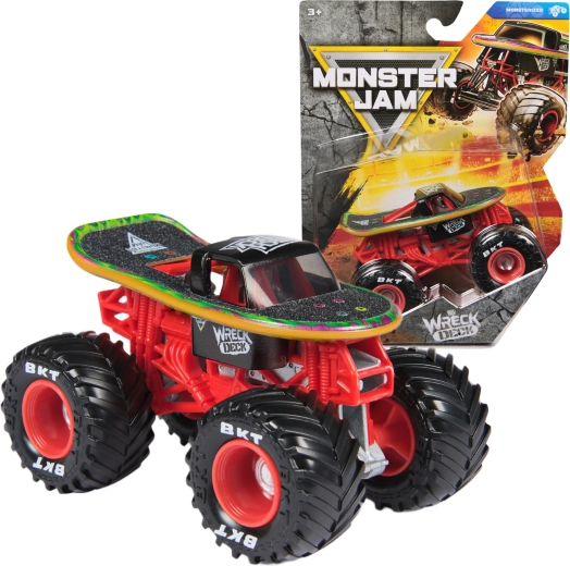 Spin Master Monster Jam Wreck Deck монстър камион 1:64