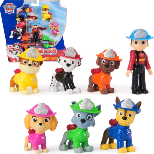 Paw Patrol Fire Rescue set of 7 figures