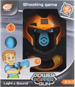 Foam Ball Gun with Electronic Mask – Light and Sound
