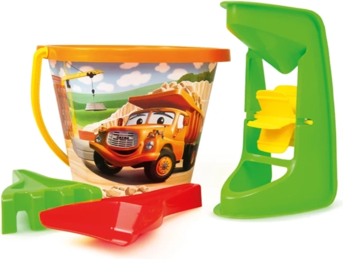 Bucket with a Tatra motif for little builders