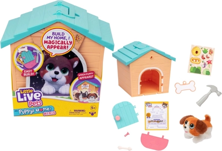 Little Live Pets my puppy’s home minis – кученце с колибка