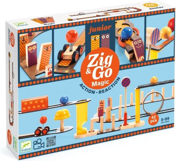 Wooden Track DJECO Zig & Go Junior Magic
