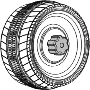 JAMARA replacement rear wheel for BMW i8 Coupé 12 V electric vehicle