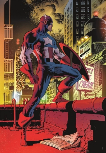 Пъзел Clementoni Marvel: Капитан Америка 1000 части