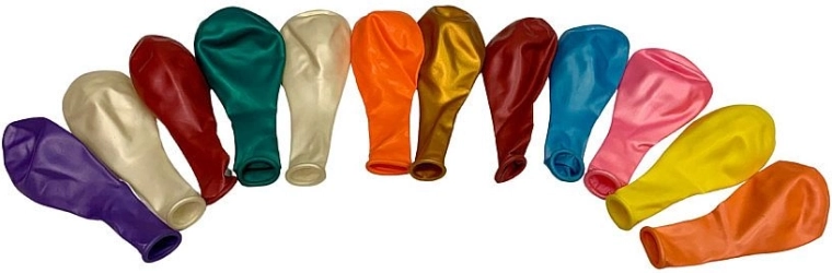 Vibrant color mix in a 12-piece pack