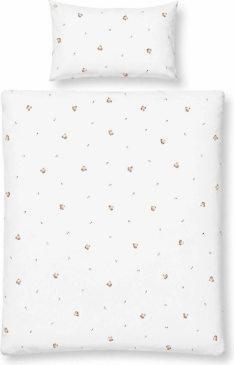 Babymatex непромокаемо детско спално бельо jersey звездички 100 × 135 см + 40 × 60 см – Меченце