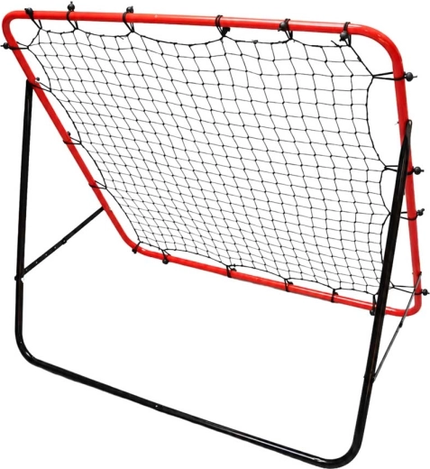 Stable steel frame and secure net attachment