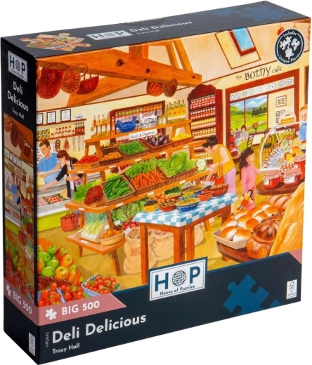Detailed delicatessen shop design