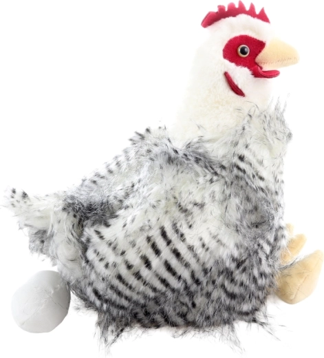 Hen with an egg