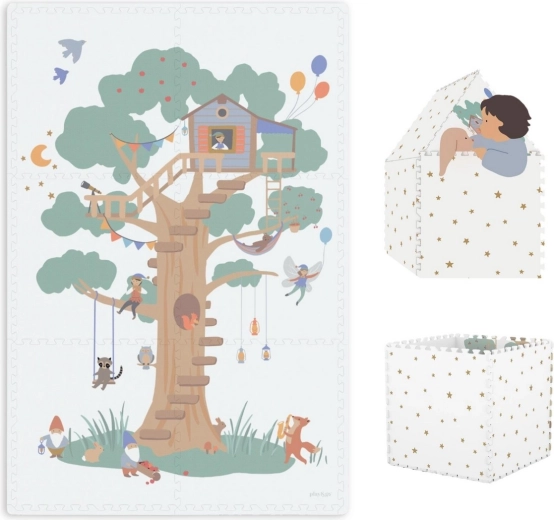 Игрална подложка и къщичка Play&Go EEVAA Tiloo Treehouse