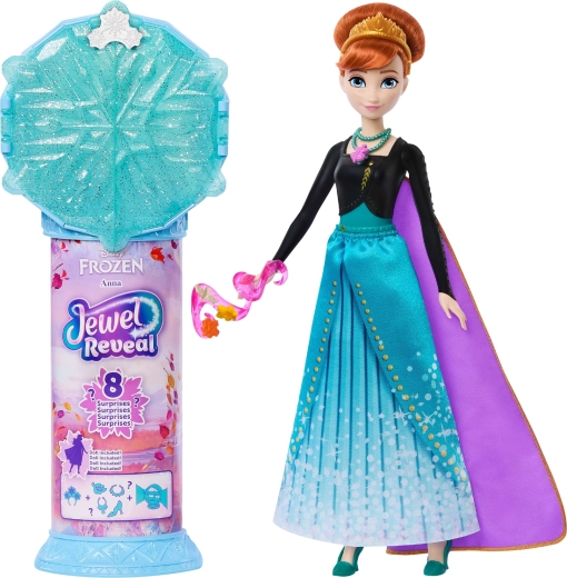 Disney Frozen Jewel Reveal Anna Doll with Accessories