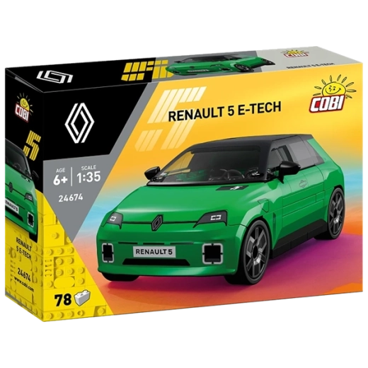 Емблематичният Renault 5 като модел от блокчета