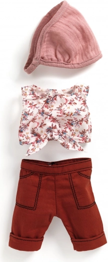 Outfit for Doll Burgundy