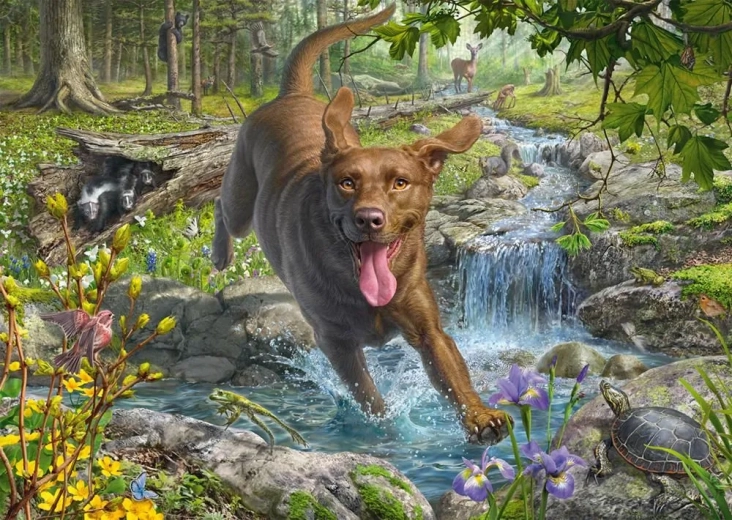 Puzzle Retriever in Spring 1000 Pieces