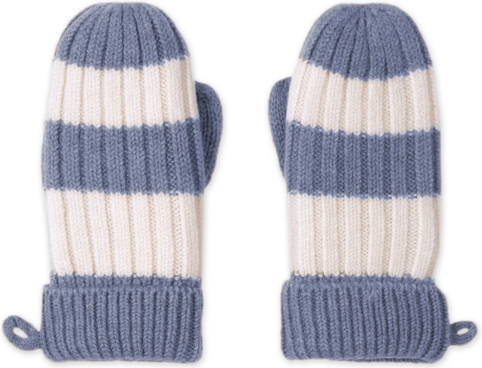 Мерино ръкавици Lodger Stripe Stone, размер 1–2 години