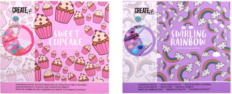 Create It! палитра пастелни сенки за очи, 12 цвята
