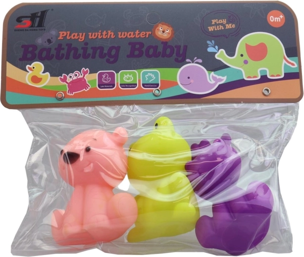 Bath Sprinkler Animals, set of 3 pcs