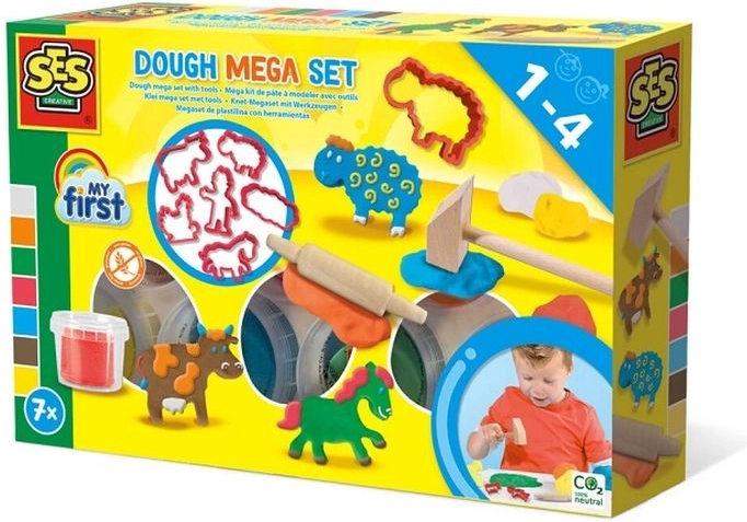 SES Creative My First мега комплект пластилин с инструменти