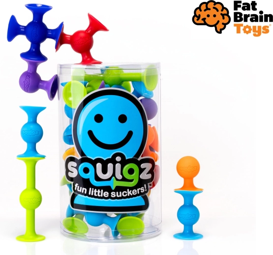 Силиконови конструктори с вендузи Squigz – стартов комплект 22 части